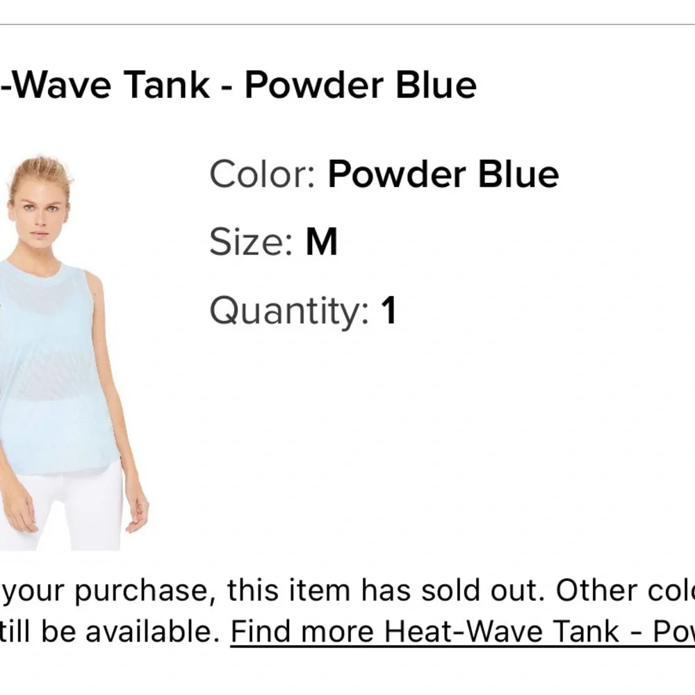 Alo Yoga Heat Wave Tank - White
